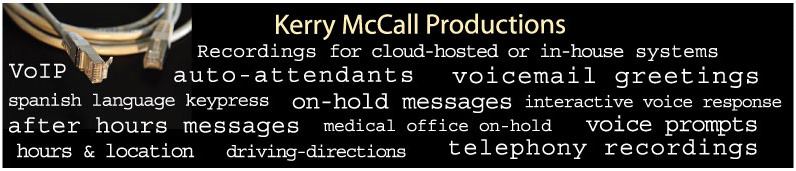 professional voice over recording for phone systems