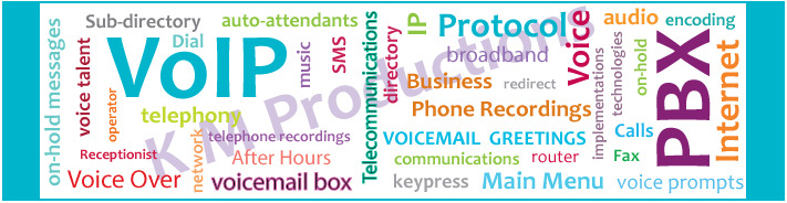 Female voice services for auto-attendants and voicemail greetings